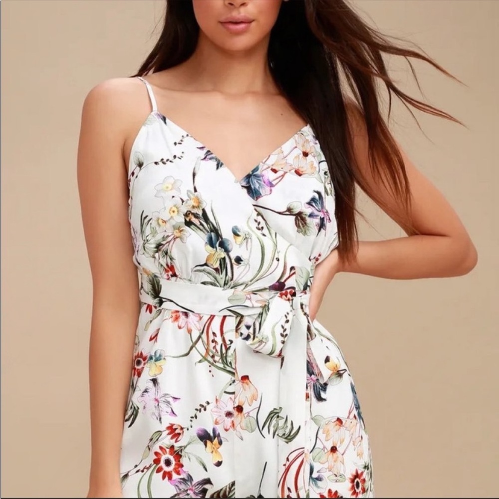 Lulus floral romper